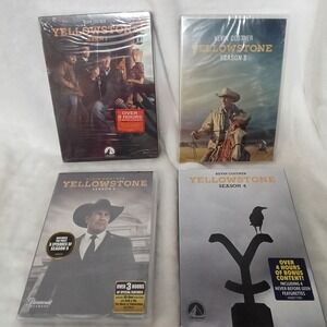 Yellowstone Seasons 2 3 4 & 5 Part 1 DVD Bundle New Sealed Costner TV Series